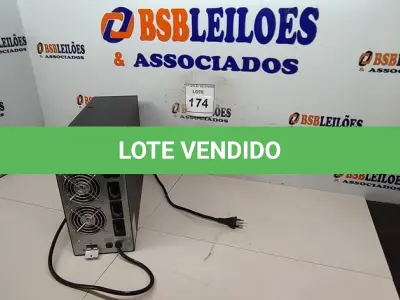 LOTE 174 - 01 NOBREAK MODELO 1684VA MARCA DAKER. (NO ESTADO) ATENÇÃO! FAZER A VISITAÇÃO ANTES DE ARREMATAR, NÃO SABEMOS SE FUNCIONA, LEILÃO NÃO TEM GARANTIA E NEM DEVOLUÇÃO, SUJEITO A POSSÍVEIS AVARIAS VISÍVEIS/OCULTAS E/OU AUSÊNCIA DE COMPONENTES.