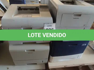LOTE 226 - 04 IMPRESSORAS SENDO 03 ML-3471 MARCA SAMSUNG E 01 PHASER 400MARCA XEROX. (NO ESTADO) ATENÇÃO! FAZER A VISITAÇÃO ANTES DE ARREMATAR, NÃO SABEMOS SE FUNCIONA, LEILÃO NÃO TEM GARANTIA E NEM DEVOLUÇÃO, SUJEITO A POSSÍVEIS AVARIAS VISÍVEIS/OCULTAS E/OU AUSÊNCIA DE COMPONENTES.