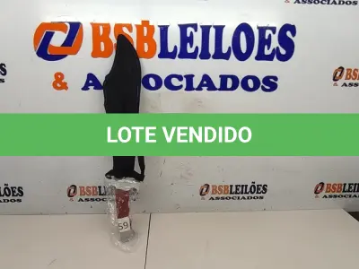 LOTE 040 - 01 FACÃO IMPORTADA AÇO INOXIDÁVEL CABO EM MADEIRA FULL TANG BAINHA DE NYLON TAMANHO TOTAL 50CM PESO 526G JÁ AFIADA   (NOVO) (NO ESTADO) ATENÇÃO! FAZER A VISITAÇÃO ANTES DE ARREMATAR, NÃO SABEMOS SE FUNCIONA. LEILÃO NÃO TEM GARANTIA E NEM DEVOLUÇÃO, SUJEITO A POSSÍVEIS AVARIAS VISÍVEIS/OCULTAS E/OU AUSÊNCIA DE COMPONENTES.