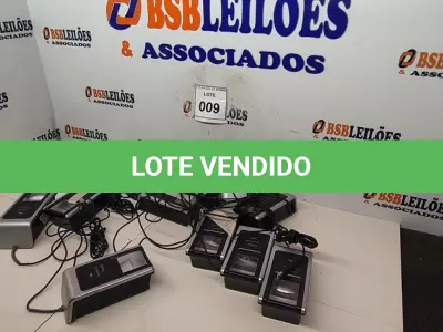 LOTE 009 - 10 LEITORES BIOMÉTRICOS. ATENÇÃO! FAZER A VISITAÇÃO ANTES DE ARREMATAR, NÃO SABEMOS SE FUNCIONA, LEILÃO NÃO TEM GARANTIA E NEM DEVOLUÇÃO, SUJEITO A POSSÍVEIS AVARIAS VISÍVEIS/OCULTAS E/OU AUSÊNCIA DE COMPONENTES.