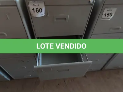 LOTE 160 - 01 ARQUIVO DE AÇO 04 GAVETAS. (NO ESTADO) ATENÇÃO! FAZER A VISITAÇÃO ANTES DE ARREMATAR, NÃO SABEMOS SE FUNCIONA, LEILÃO NÃO TEM GARANTIA E NEM DEVOLUÇÃO, SUJEITO A POSSÍVEIS AVARIAS VISÍVEIS/OCULTAS E/OU AUSÊNCIA DE COMPONENTES.