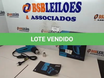 LOTE 045 - 01 SOPRADOR TÉRMICO 220V DUAS VELOCIDADES 1BICO 2000W  (NOVO) (NO ESTADO) ATENÇÃO! FAZER A VISITAÇÃO ANTES DE ARREMATAR, NÃO SABEMOS SE FUNCIONA. LEILÃO NÃO TEM GARANTIA E NEM DEVOLUÇÃO, SUJEITO A POSSÍVEIS AVARIAS VISÍVEIS/OCULTAS E/OU AUSÊNCIA DE COMPONENTES.