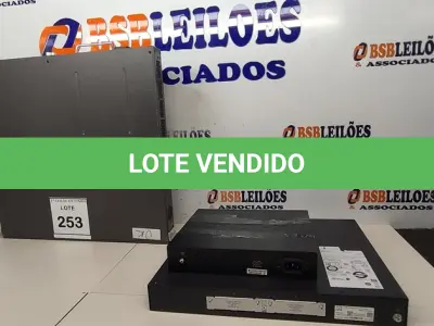 LOTE 253 - 01 SWITCH 5500-EI 24 PORTAS, 01 SWITCH 240V E SWITCH MARCA D-LINK 240VAC. (NO ESTADO) ATENÇÃO! FAZER A VISITAÇÃO ANTES DE ARREMATAR, NÃO SABEMOS SE FUNCIONA, LEILÃO NÃO TEM GARANTIA E NEM DEVOLUÇÃO, SUJEITO A POSSÍVEIS AVARIAS VISÍVEIS/OCULTAS E/OU AUSÊNCIA DE COMPONENTES.