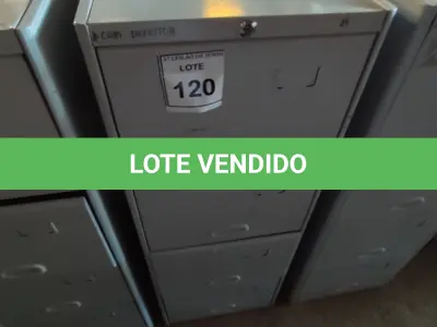 LOTE 120 - 01 ARQUIVO DE AÇO 04 GAVETAS. (NO ESTADO) ATENÇÃO! FAZER A VISITAÇÃO ANTES DE ARREMATAR, NÃO SABEMOS SE FUNCIONA, LEILÃO NÃO TEM GARANTIA E NEM DEVOLUÇÃO, SUJEITO A POSSÍVEIS AVARIAS VISÍVEIS/OCULTAS E/OU AUSÊNCIA DE COMPONENTES.