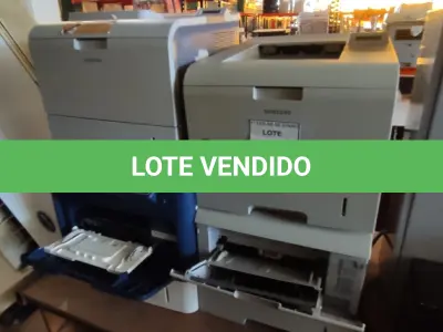 LOTE 218 - 04 IMPRESSORAS SENDO 02 ML-3561ND, 01 ML-4551ND MARCA SAMSUNG E 01 PHASER4600 MARCA XEROX. (NO ESTADO) ATENÇÃO! FAZER A VISITAÇÃO ANTES DE ARREMATAR, NÃO SABEMOS SE FUNCIONA, LEILÃO NÃO TEM GARANTIA E NEM DEVOLUÇÃO, SUJEITO A POSSÍVEIS AVARIAS VISÍVEIS/OCULTAS E/OU AUSÊNCIA DE COMPONENTES.