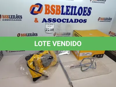 LOTE 220 - 01 MISTURADOR ELÉTRICO DE TINTAS E ARGAMASSA 220V 1880W 850RPM  (NOVO) (NO ESTADO) ATENÇÃO! FAZER A VISITAÇÃO ANTES DE ARREMATAR, NÃO SABEMOS SE FUNCIONA. LEILÃO NÃO TEM GARANTIA E NEM DEVOLUÇÃO, SUJEITO A POSSÍVEIS AVARIAS VISÍVEIS/OCULTAS E/OU AUSÊNCIA DE COMPONENTES.