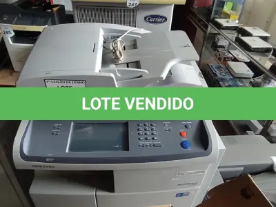 LOTE 250 - 01 IMPRESSORA MULTIFUNCIONAL 6555NX MARCA SAMSUNG. (NO ESTADO) ATENÇÃO! FAZER A VISITAÇÃO ANTES DE ARREMATAR, NÃO SABEMOS SE FUNCIONA, LEILÃO NÃO TEM GARANTIA E NEM DEVOLUÇÃO, SUJEITO A POSSÍVEIS AVARIAS VISÍVEIS/OCULTAS E/OU AUSÊNCIA DE COMPONENTES.