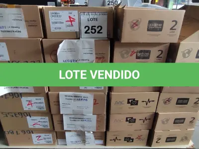LOTE 252 - 23 APARELHOS TELEFÔNICOS MARCA ERICSSON. (NO ESTADO) ATENÇÃO! FAZER A VISITAÇÃO ANTES DE ARREMATAR, NÃO SABEMOS SE FUNCIONA, LEILÃO NÃO TEM GARANTIA E NEM DEVOLUÇÃO, SUJEITO A POSSÍVEIS AVARIAS VISÍVEIS/OCULTAS E/OU AUSÊNCIA DE COMPONENTES.