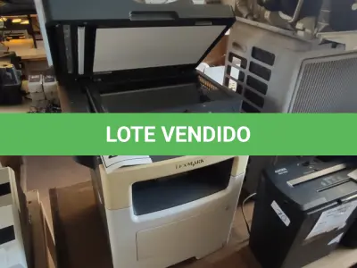 LOTE 245 - 01 IMPRESSORA NX611DE MARCA LEXMARK. (NO ESTADO) ATENÇÃO! FAZER A VISITAÇÃO ANTES DE ARREMATAR, NÃO SABEMOS SE FUNCIONA, LEILÃO NÃO TEM GARANTIA E NEM DEVOLUÇÃO, SUJEITO A POSSÍVEIS AVARIAS VISÍVEIS/OCULTAS E/OU AUSÊNCIA DE COMPONENTES.