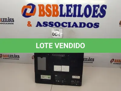 LOTE 004 - 01 NOTEBOOK MARCA HP SEM FONTE. (NO ESTADO) ATENÇÃO! FAZER A VISITAÇÃO ANTES DE ARREMATAR, NÃO SABEMOS SE FUNCIONA, LEILÃO NÃO TEM GARANTIA E NEM DEVOLUÇÃO, SUJEITO A POSSÍVEIS AVARIAS VISÍVEIS/OCULTAS E/OU AUSÊNCIA DE COMPONENTES.
