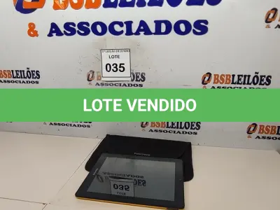 LOTE 035 - 01 TABLET SEM FONTE COM CASE MARCA POSITIVO. ATENÇÃO! FAZER A VISITAÇÃO ANTES DE ARREMATAR, NÃO SABEMOS SE FUNCIONA, LEILÃO NÃO TEM GARANTIA E NEM DEVOLUÇÃO, SUJEITO A POSSÍVEIS AVARIAS VISÍVEIS/OCULTAS E/OU AUSÊNCIA DE COMPONENTES.