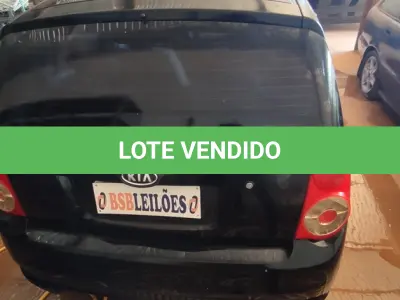 LOTE 446 - 01 KIA/PICANTO EX 3  1.0  L A GASOLINA;  NA COR PRETA; ANO 2010/2011. (NO ESTADO)