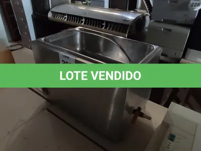 LOTE 268 - 01 LAVADORA ULTRASSÔNICA COMPUTADORIZADA INOX. (NO ESTADO) ATENÇÃO! FAZER A VISITAÇÃO ANTES DE ARREMATAR, NÃO SABEMOS SE FUNCIONA, LEILÃO NÃO TEM GARANTIA E NEM DEVOLUÇÃO, SUJEITO A POSSÍVEIS AVARIAS VISÍVEIS/OCULTAS E/OU AUSÊNCIA DE COMPONENTES.