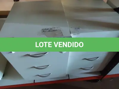 LOTE 134 - 02 GAVETEIROS DE ESCRITÓRIO. (NO ESTADO) ATENÇÃO! FAZER A VISITAÇÃO ANTES DE ARREMATAR, NÃO SABEMOS SE FUNCIONA, LEILÃO NÃO TEM GARANTIA E NEM DEVOLUÇÃO, SUJEITO A POSSÍVEIS AVARIAS VISÍVEIS/OCULTAS E/OU AUSÊNCIA DE COMPONENTES.