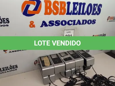 LOTE 231 - 10 LEITORES BIOMÉTRICOS. (NO ESTADO) ATENÇÃO! FAZER A VISITAÇÃO ANTES DE ARREMATAR, NÃO SABEMOS SE FUNCIONA, LEILÃO NÃO TEM GARANTIA E NEM DEVOLUÇÃO, SUJEITO A POSSÍVEIS AVARIAS VISÍVEIS/OCULTAS E/OU AUSÊNCIA DE COMPONENTES.