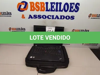 LOTE 014 - 01 NOTEBOOK T61 MARCA LENOVO SEM FONTE COM CASE. (NO ESTADO) ATENÇÃO! FAZER A VISITAÇÃO ANTES DE ARREMATAR, NÃO SABEMOS SE FUNCIONA, LEILÃO NÃO TEM GARANTIA E NEM DEVOLUÇÃO, SUJEITO A POSSÍVEIS AVARIAS VISÍVEIS/OCULTAS E/OU AUSÊNCIA DE COMPONENTES.