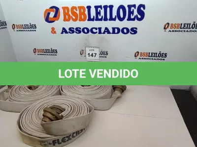LOTE 147 - 03 MANGUEIRAS DE EVACUAÇÃO FLEXÍVEL. (NO ESTADO) ATENÇÃO! FAZER A VISITAÇÃO ANTES DE ARREMATAR, NÃO SABEMOS SE FUNCIONA, LEILÃO NÃO TEM GARANTIA E NEM DEVOLUÇÃO, SUJEITO A POSSÍVEIS AVARIAS VISÍVEIS/OCULTAS E/OU AUSÊNCIA DE COMPONENTES.