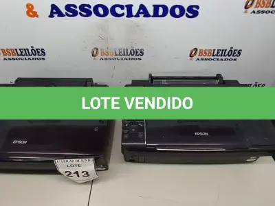 LOTE 213 - 02 IMPRESSORAS TX410 EPSON. (NO ESTADO) ATENÇÃO! FAZER A VISITAÇÃO ANTES DE ARREMATAR, NÃO SABEMOS SE FUNCIONA, LEILÃO NÃO TEM GARANTIA E NEM DEVOLUÇÃO, SUJEITO A POSSÍVEIS AVARIAS VISÍVEIS/OCULTAS E/OU AUSÊNCIA DE COMPONENTES.