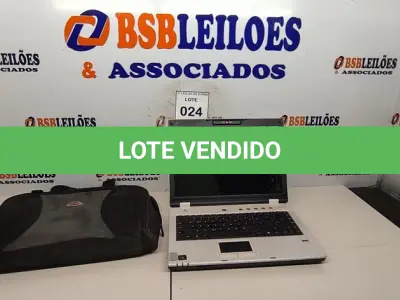 LOTE 024 - 01 NOTEBOOK SEM FONTE COM CASE MARCA DATEN. ATENÇÃO! FAZER A VISITAÇÃO ANTES DE ARREMATAR, NÃO SABEMOS SE FUNCIONA, LEILÃO NÃO TEM GARANTIA E NEM DEVOLUÇÃO, SUJEITO A POSSÍVEIS AVARIAS VISÍVEIS/OCULTAS E/OU AUSÊNCIA DE COMPONENTES.