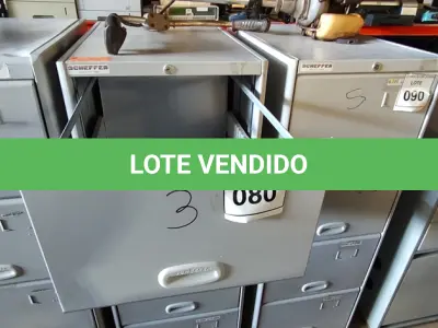 LOTE 080 - 01 ARQUIVO DE AÇO 04 GAVETAS. (NO ESTADO) ATENÇÃO! FAZER A VISITAÇÃO ANTES DE ARREMATAR, NÃO SABEMOS SE FUNCIONA, LEILÃO NÃO TEM GARANTIA E NEM DEVOLUÇÃO, SUJEITO A POSSÍVEIS AVARIAS VISÍVEIS/OCULTAS E/OU AUSÊNCIA DE COMPONENTES.
