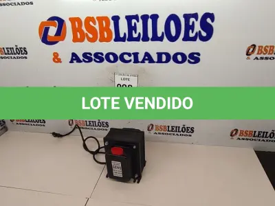 LOTE 098 - 01 TRANSFORMADOR ISOLADOR 120VCA E 110VCA OU 220VCA MARCA SENS. (NO ESTADO) ATENÇÃO! FAZER A VISITAÇÃO ANTES DE ARREMATAR, NÃO SABEMOS SE FUNCIONA, LEILÃO NÃO TEM GARANTIA E NEM DEVOLUÇÃO, SUJEITO A POSSÍVEIS AVARIAS VISÍVEIS/OCULTAS E/OU AUSÊNCIA DE COMPONENTES.