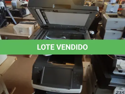 LOTE 234 - 01 IMPRESSORA MULTIFUNCIONAL MX711DE MARCA LEXMARK. (NO ESTADO) ATENÇÃO! FAZER A VISITAÇÃO ANTES DE ARREMATAR, NÃO SABEMOS SE FUNCIONA, LEILÃO NÃO TEM GARANTIA E NEM DEVOLUÇÃO, SUJEITO A POSSÍVEIS AVARIAS VISÍVEIS/OCULTAS E/OU AUSÊNCIA DE COMPONENTES.