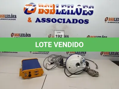 LOTE 192 - 01 CSI WIRELESS MODELO DGPS MAX. (NO ESTADO) ATENÇÃO! FAZER A VISITAÇÃO ANTES DE ARREMATAR, NÃO SABEMOS SE FUNCIONA, LEILÃO NÃO TEM GARANTIA E NEM DEVOLUÇÃO, SUJEITO A POSSÍVEIS AVARIAS VISÍVEIS/OCULTAS E/OU AUSÊNCIA DE COMPONENTES.