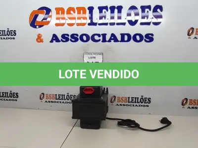 LOTE 017 - 01 TRANSFORMADOR ISOLADOR 120VCA SENS. (NO ESTADO) ATENÇÃO! FAZER A VISITAÇÃO ANTES DE ARREMATAR, NÃO SABEMOS SE FUNCIONA, LEILÃO NÃO TEM GARANTIA E NEM DEVOLUÇÃO, SUJEITO A POSSÍVEIS AVARIAS VISÍVEIS/OCULTAS E/OU AUSÊNCIA DE COMPONENTES.
