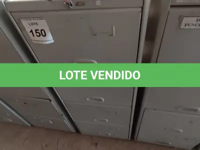 LOTE 150 - 01 ARQUIVO DE AÇO 04 GAVETAS. (NO ESTADO) ATENÇÃO! FAZER A VISITAÇÃO ANTES DE ARREMATAR, NÃO SABEMOS SE FUNCIONA, LEILÃO NÃO TEM GARANTIA E NEM DEVOLUÇÃO, SUJEITO A POSSÍVEIS AVARIAS VISÍVEIS/OCULTAS E/OU AUSÊNCIA DE COMPONENTES.