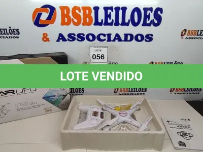 LOTE 056 - 01 DRONE SUPER 360. (NO ESTADO) ATENÇÃO! FAZER A VISITAÇÃO ANTES DE ARREMATAR, NÃO SABEMOS SE FUNCIONA, LEILÃO NÃO TEM GARANTIA E NEM DEVOLUÇÃO, SUJEITO A POSSÍVEIS AVARIAS VISÍVEIS/OCULTAS E/OU AUSÊNCIA DE COMPONENTES.