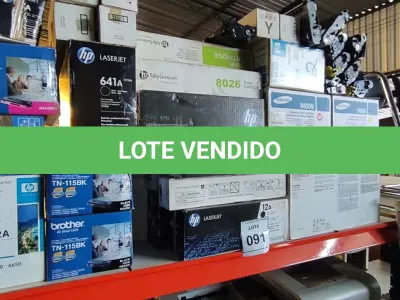 LOTE 091 - 01 LOTE COM GRANDE QUANTIDADE DE TONNERS DE DIVERSAS MARCAS E MODELOS. (NO ESTADO) ATENÇÃO! FAZER A VISITAÇÃO ANTES DE ARREMATAR, NÃO SABEMOS SE FUNCIONA, LEILÃO NÃO TEM GARANTIA E NEM DEVOLUÇÃO, SUJEITO A POSSÍVEIS AVARIAS VISÍVEIS/OCULTAS E/OU AUSÊNCIA DE COMPONENTES.