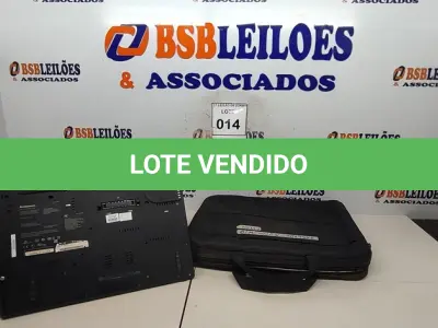 LOTE 014 - 01 NOTEBOOK T61 MARCA LENOVO SEM FONTE COM CASE. (NO ESTADO) ATENÇÃO! FAZER A VISITAÇÃO ANTES DE ARREMATAR, NÃO SABEMOS SE FUNCIONA, LEILÃO NÃO TEM GARANTIA E NEM DEVOLUÇÃO, SUJEITO A POSSÍVEIS AVARIAS VISÍVEIS/OCULTAS E/OU AUSÊNCIA DE COMPONENTES.