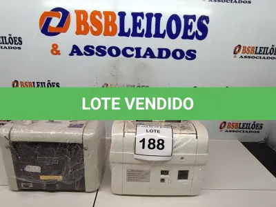 LOTE 188 - 02 CONTADORES DE CÉDULAS. (NO ESTADO) ATENÇÃO! FAZER A VISITAÇÃO ANTES DE ARREMATAR, NÃO SABEMOS SE FUNCIONA, LEILÃO NÃO TEM GARANTIA E NEM DEVOLUÇÃO, SUJEITO A POSSÍVEIS AVARIAS VISÍVEIS/OCULTAS E/OU AUSÊNCIA DE COMPONENTES.