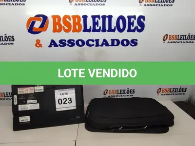 LOTE 023 - 01 NOTEBOOK SEM FONTE E SEM BATERIA COM CASE MARCA POSITIVO.  ATENÇÃO! FAZER A VISITAÇÃO ANTES DE ARREMATAR, NÃO SABEMOS SE FUNCIONA, LEILÃO NÃO TEM GARANTIA E NEM DEVOLUÇÃO, SUJEITO A POSSÍVEIS AVARIAS VISÍVEIS/OCULTAS E/OU AUSÊNCIA DE COMPONENTES.