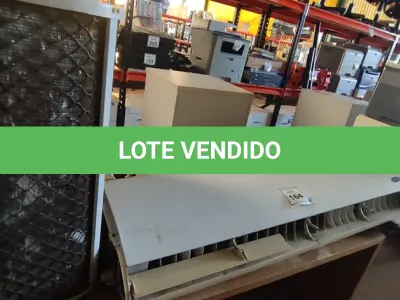 LOTE 164 - AR CONDICIONADO MARCA CARRIER E 01 CONDENSADORA. (NO ESTADO) ATENÇÃO! FAZER A VISITAÇÃO ANTES DE ARREMATAR, NÃO SABEMOS SE FUNCIONA, LEILÃO NÃO TEM GARANTIA E NEM DEVOLUÇÃO, SUJEITO A POSSÍVEIS AVARIAS VISÍVEIS/OCULTAS E/OU AUSÊNCIA DE COMPONENTES.