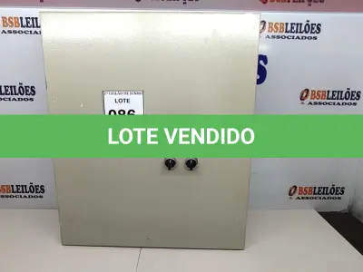 LOTE 086 - 01 QUADRO ELÉTRICO. (NO ESTADO) ATENÇÃO! FAZER A VISITAÇÃO O ANTES DE ARREMATAR, NÃO SABEMOS SE FUNCIONA, LEILÃO NÃO TEM GARANTIA E NEM DEVOLUÇÃO, SUJEITO A POSSÍVEIS AVARIAS VISÍVEIS/OCULTAS E/OU AUSÊNCIA DE COMPONENTES.