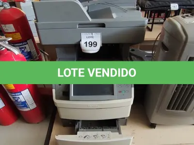 LOTE 199 - 01 IMPRESSORA MULTIFUNCIONAL MODELO X656DE MARCA LEXMARK. (NO ESTADO) ATENÇÃO! FAZER A VISITAÇÃO ANTES DE ARREMATAR, NÃO SABEMOS SE FUNCIONA, LEILÃO NÃO TEM GARANTIA E NEM DEVOLUÇÃO, SUJEITO A POSSÍVEIS AVARIAS VISÍVEIS/OCULTAS E/OU AUSÊNCIA DE COMPONENTES.