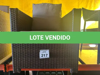 LOTE 217 - 01 CADEIRA DE JARDIM. (NO ESTADO EM QUE SE ENCONTRA. SUJEITO A AVARIAS OCULTAS/VISÍVEIS.) BH1552G