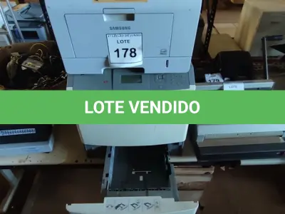 LOTE 178 - 02 IMPRESSORAS, SENDO 01 MODELO ML-3471ND MARCA SAMSUNG E 01 MODELO T654DN MARCA LEXMARK. (NO ESTADO) ATENÇÃO! FAZER A VISITAÇÃO ANTES DE ARREMATAR, NÃO SABEMOS SE FUNCIONA, LEILÃO NÃO TEM GARANTIA E NEM DEVOLUÇÃO, SUJEITO A POSSÍVEIS AVARIAS VISÍVEIS/OCULTAS E/OU AUSÊNCIA DE COMPONENTES.