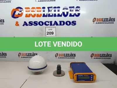 LOTE 209 - 01 CSI WIRELESS MODELO DGPS MAX. (NO ESTADO) ATENÇÃO! FAZER A VISITAÇÃO ANTES DE ARREMATAR, NÃO SABEMOS SE FUNCIONA, LEILÃO NÃO TEM GARANTIA E NEM DEVOLUÇÃO, SUJEITO A POSSÍVEIS AVARIAS VISÍVEIS/OCULTAS E/OU AUSÊNCIA DE COMPONENTES.