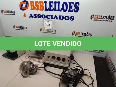 LOTE 094 - 03 EQUIPAMENTOS ODONTOLÓGICOS. (NO ESTADO) ATENÇÃO! FAZER A VISITAÇÃO ANTES DE ARREMATAR, NÃO SABEMOS SE FUNCIONA, LEILÃO NÃO TEM GARANTIA E NEM DEVOLUÇÃO, SUJEITO A POSSÍVEIS AVARIAS VISÍVEIS/OCULTAS E/OU AUSÊNCIA DE COMPONENTES.