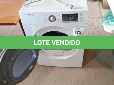 LOTE 173 - 01 SECADORA DE ROUPAS SAMSUNG 220V. (NO ESTADO EM QUE SE ENCONTRA. SUJEITO A AVARIAS OCULTAS/VISÍVEIS.) BF8538J