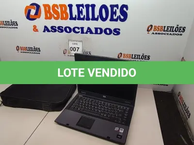 LOTE 007 - 01 NOTEBOOK COMPAQ 6710B MARCA HP SEM FONTE COM CASE. (NO ESTADO) ATENÇÃO! FAZER A VISITAÇÃO ANTES DE ARREMATAR, NÃO SABEMOS SE FUNCIONA, LEILÃO NÃO TEM GARANTIA E NEM DEVOLUÇÃO, SUJEITO A POSSÍVEIS AVARIAS VISÍVEIS/OCULTAS E/OU AUSÊNCIA DE COMPONENTES.