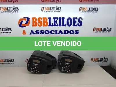 LOTE 204 - 02 RELÓGIOS DE PONTO BIOMÉTRICO. (NO ESTADO) ATENÇÃO! FAZER A VISITAÇÃO ANTES DE ARREMATAR, NÃO SABEMOS SE FUNCIONA, LEILÃO NÃO TEM GARANTIA E NEM DEVOLUÇÃO, SUJEITO A POSSÍVEIS AVARIAS VISÍVEIS/OCULTAS E/OU AUSÊNCIA DE COMPONENTES.