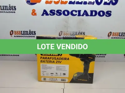 LOTE 210 - 01 PARAFUSADEIRA DE IMPACTO COM DUAS BATERIAS 21V MALETA E ACESSÓRIOS ALONGADORES FLEXÍVEIS SOQUETES E BITIS  (NOVO) (NO ESTADO) ATENÇÃO! FAZER A VISITAÇÃO ANTES DE ARREMATAR, NÃO SABEMOS SE FUNCIONA. LEILÃO NÃO TEM GARANTIA E NEM DEVOLUÇÃO, SUJEITO A POSSÍVEIS AVARIAS VISÍVEIS/OCULTAS E/OU AUSÊNCIA DE COMPONENTES.