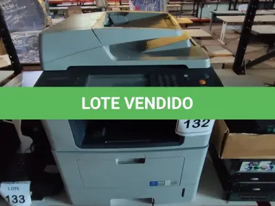LOTE 132 - 01 IMPRESSORA MULTIFUNCIONAL SCX-5835NX SAMSUNG. (NO ESTADO) ATENÇÃO! FAZER A VISITAÇÃO ANTES DE ARREMATAR, NÃO SABEMOS SE FUNCIONA, LEILÃO NÃO TEM GARANTIA E NEM DEVOLUÇÃO, SUJEITO A POSSÍVEIS AVARIAS VISÍVEIS/OCULTAS E/OU AUSÊNCIA DE COMPONENTES.