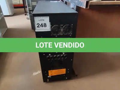 LOTE 248 - 01 NOBREAK 4000VA COM 16 BATERIAS MARCA SMS. (NO ESTADO) ATENÇÃO! FAZER A VISITAÇÃO ANTES DE ARREMATAR, NÃO SABEMOS SE FUNCIONA, LEILÃO NÃO TEM GARANTIA E NEM DEVOLUÇÃO, SUJEITO A POSSÍVEIS AVARIAS VISÍVEIS/OCULTAS E/OU AUSÊNCIA DE COMPONENTES.