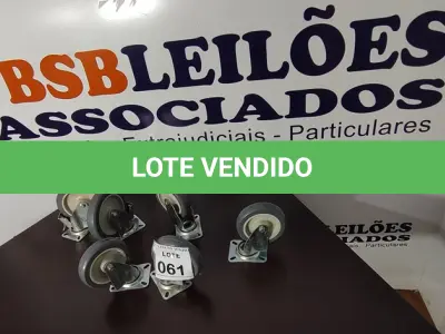 LOTE 061 - 06 RODINHAS SILICONADA. (NO ESTADO) ATENÇÃO! FAZER A VISITAÇÃO ANTES DE ARREMATAR, NÃO SABEMOS SE FUNCIONA, LEILÃO NÃO TEM GARANTIA E NEM DEVOLUÇÃO, SUJEITO A POSSÍVEIS AVARIAS VISÍVEIS/OCULTAS E/OU AUSÊNCIA DE COMPONENTES.