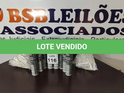 LOTE 116 - 16 SELANTES ACRÍLICOS. (NO ESTADO) ATENÇÃO! FAZER A VISITAÇÃO ANTES DE ARREMATAR, NÃO SABEMOS SE FUNCIONA, LEILÃO NÃO TEM GARANTIA E NEM DEVOLUÇÃO, SUJEITO A POSSÍVEIS AVARIAS VISÍVEIS/OCULTAS E/OU AUSÊNCIA DE COMPONENTES.