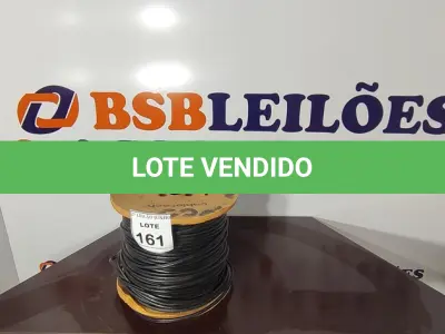 LOTE 161 - 01 ROLO DE FIO COAXIAL. (NO ESTADO) ATENÇÃO! FAZER A VISITAÇÃO ANTES DE ARREMATAR, NÃO SABEMOS SE FUNCIONA, LEILÃO NÃO TEM GARANTIA E NEM DEVOLUÇÃO, SUJEITO A POSSÍVEIS AVARIAS VISÍVEIS/OCULTAS E/OU AUSÊNCIA DE COMPONENTES.